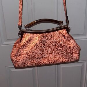 Rare Patricia Nash Leather hand/shoulder bag